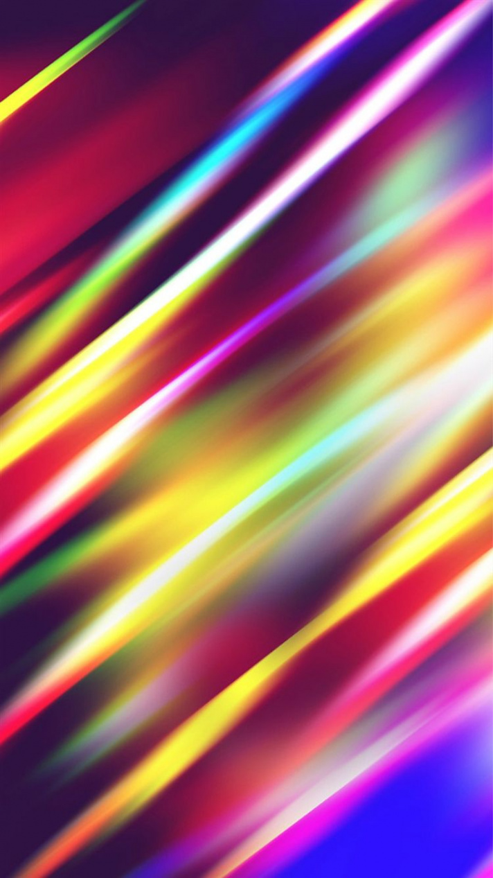 Abstract Lights Rainbow Pattern Background iPhone Wallpaper