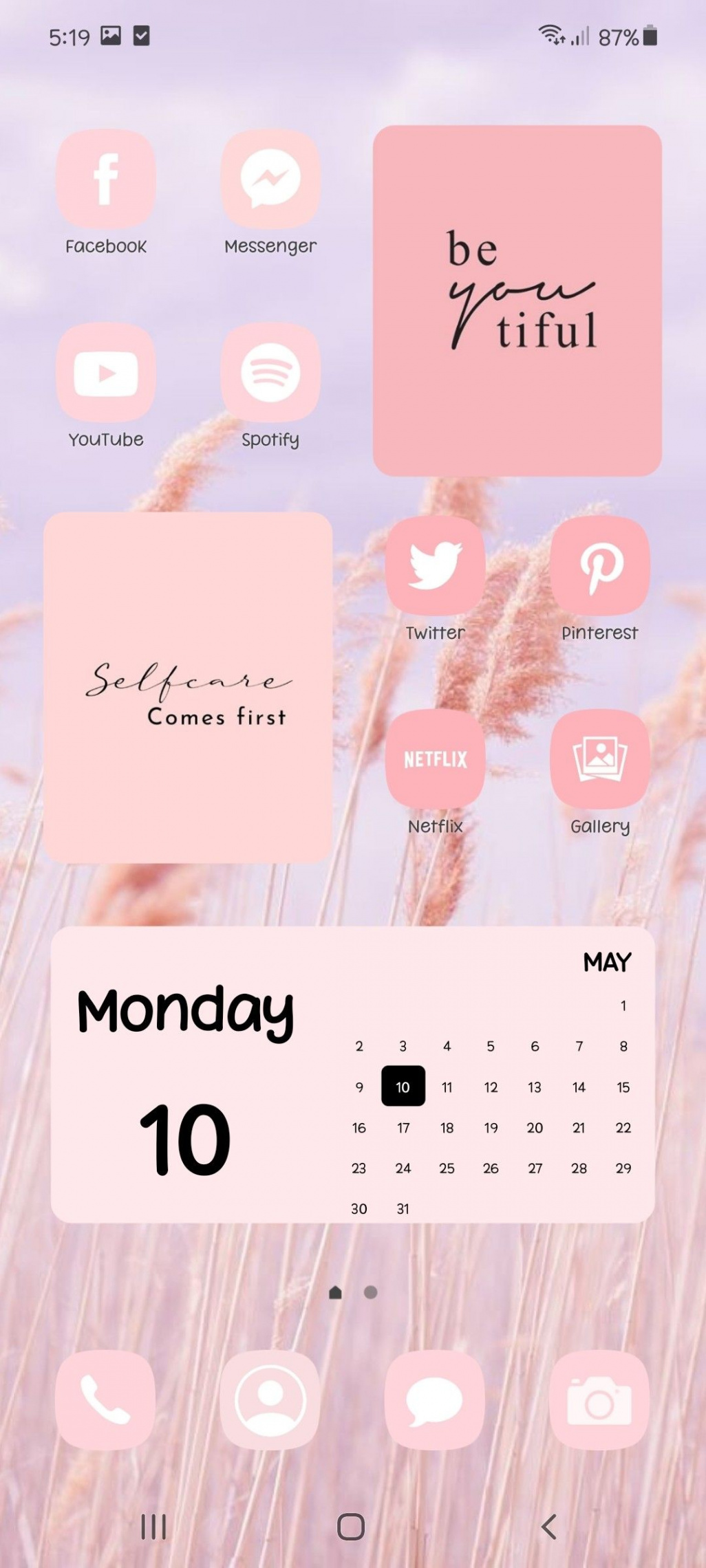 aesthetic pastel pink theme  Phone wallpaper pink, Pastel pink