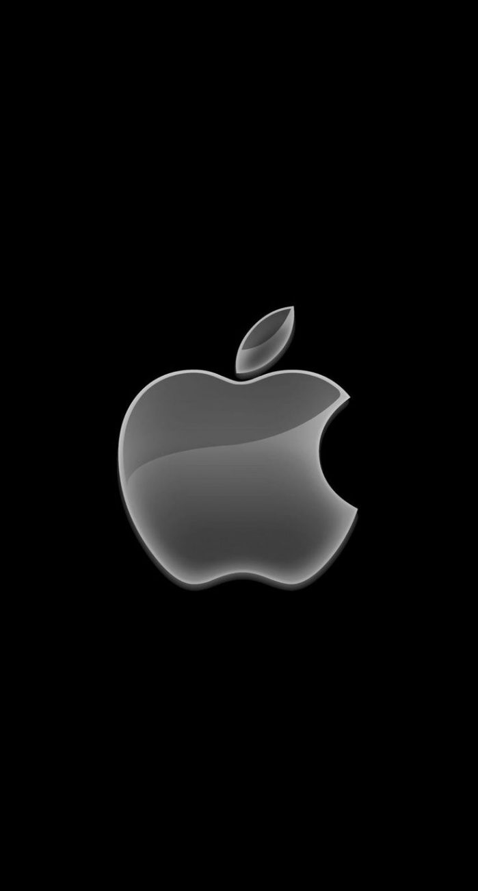 Apple logo black cool  wallpaper