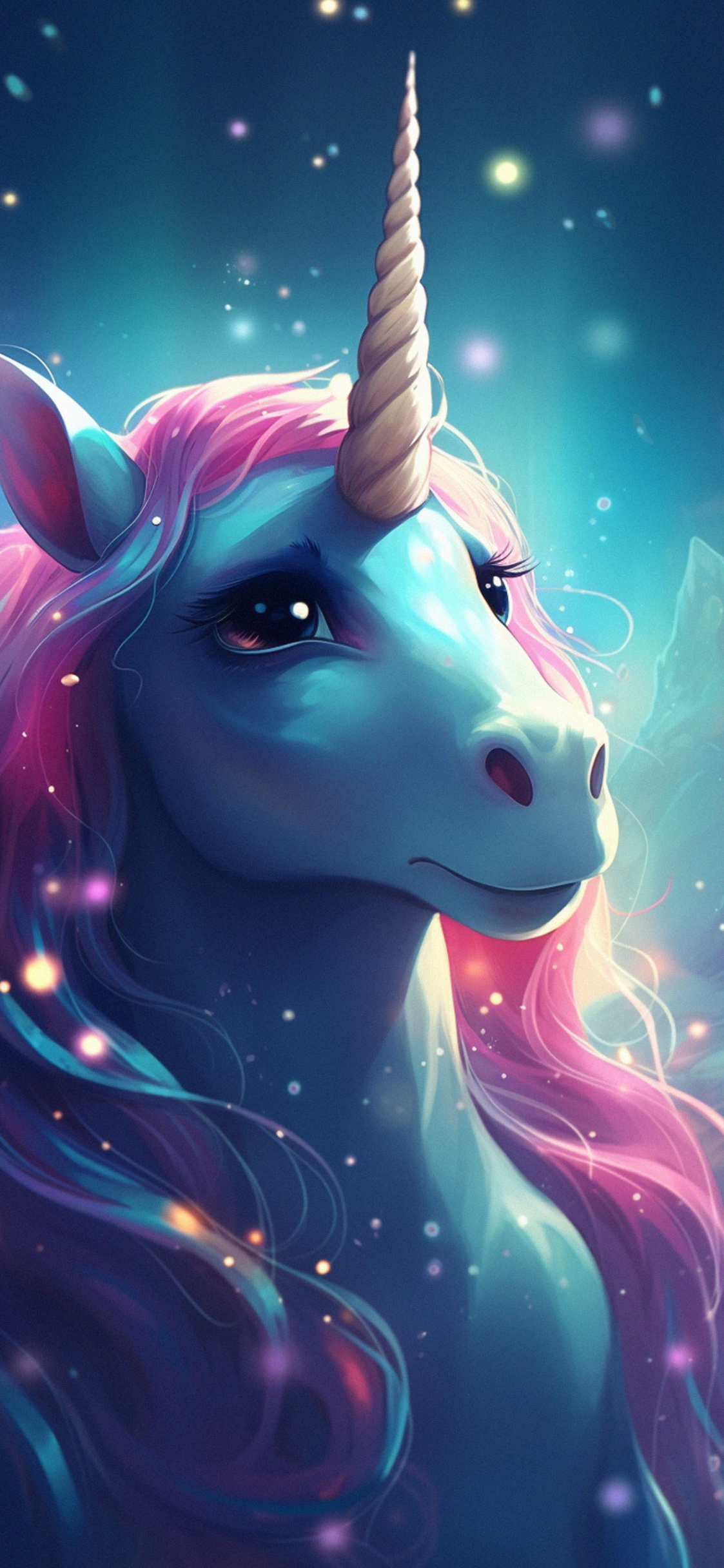 Beautiful Unicorn Blue Wallpapers - Unicorn Wallpapers for iPhone