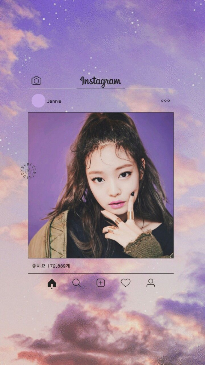 blackpink jennie @lockscreenbts/tumblr  배경화면, 사진, 샌디