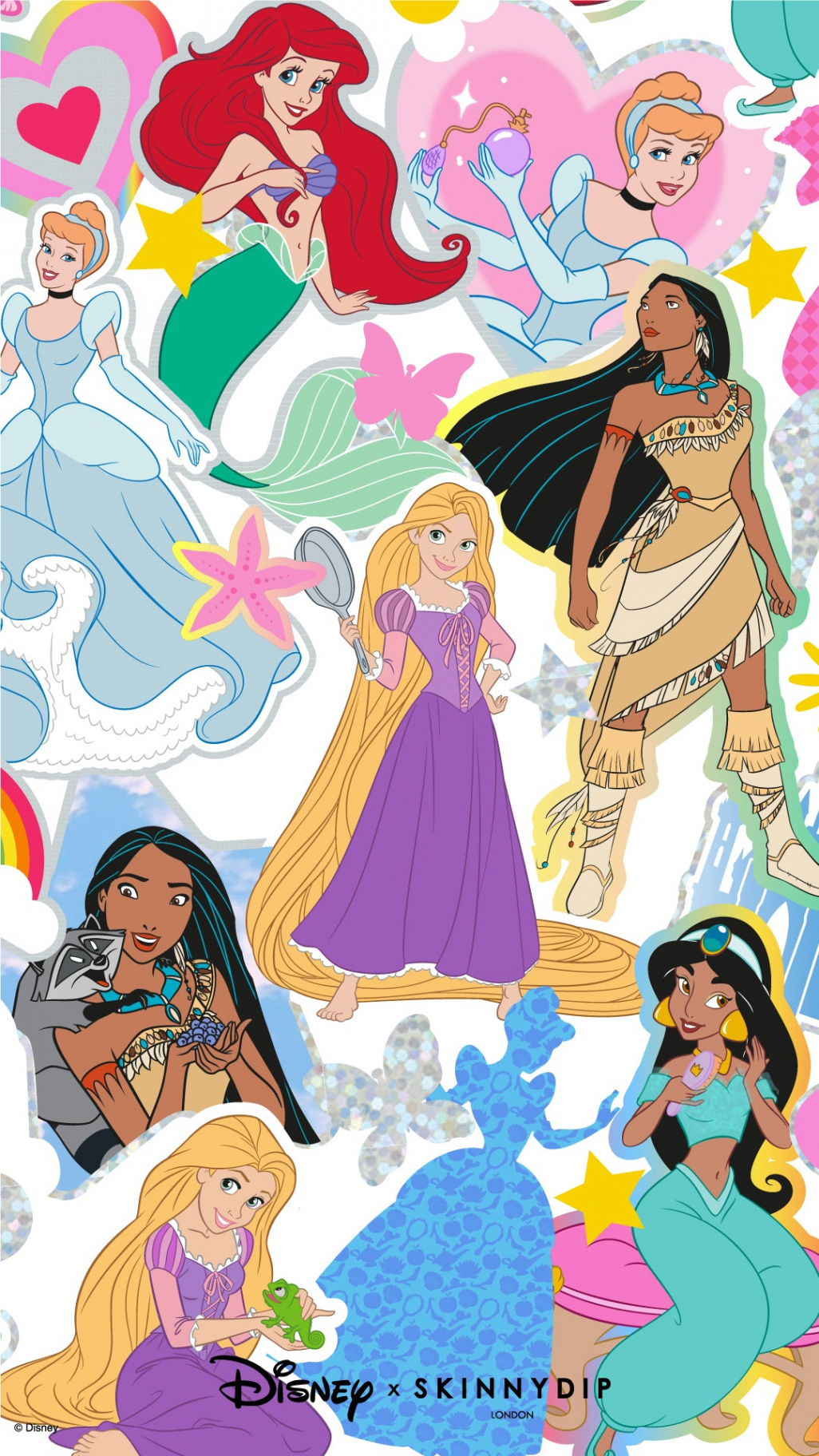 Disney Princess Collection: Phone Wallpapers  Blog  Skinnydip London