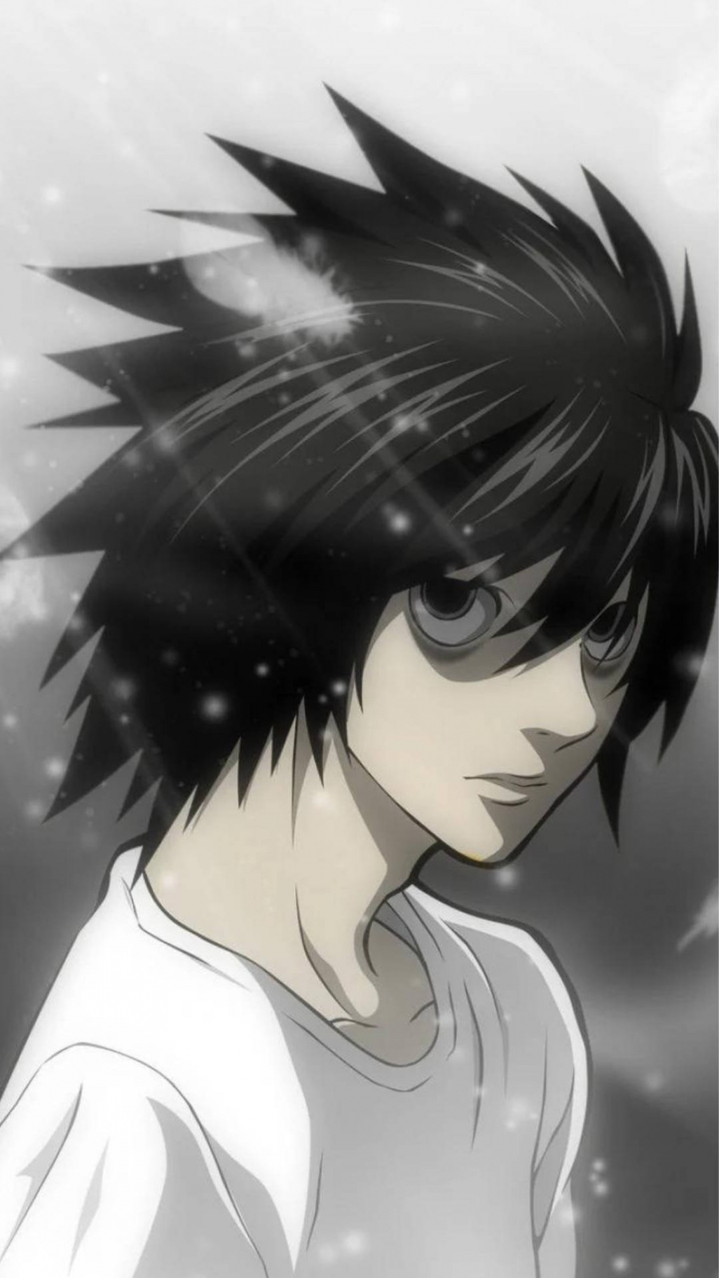 Download Medium Shot Of Lawliet Death Note iPhone Wallpaper