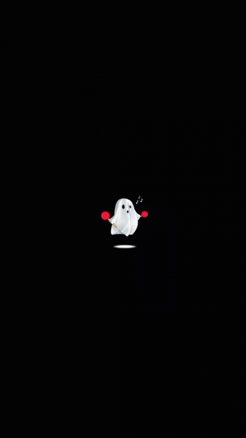 Download Whistling Ghost Black Apple Iphone Wallpaper  Wallpapers