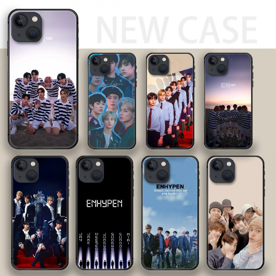 Enhypen Kpop Boy Group Phone Case For Iphone Xiaomi Mi Samsung