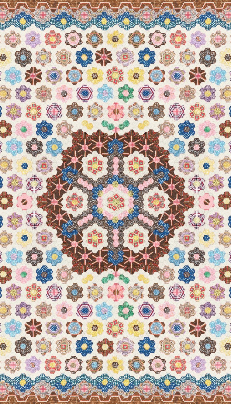 Floral pattern quilt iPhone  Premium Photo Illustration - rawpixel