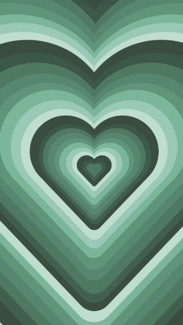 GREEN HEART RETRO💚  Aesthetic iphone wallpaper, Retro wallpaper