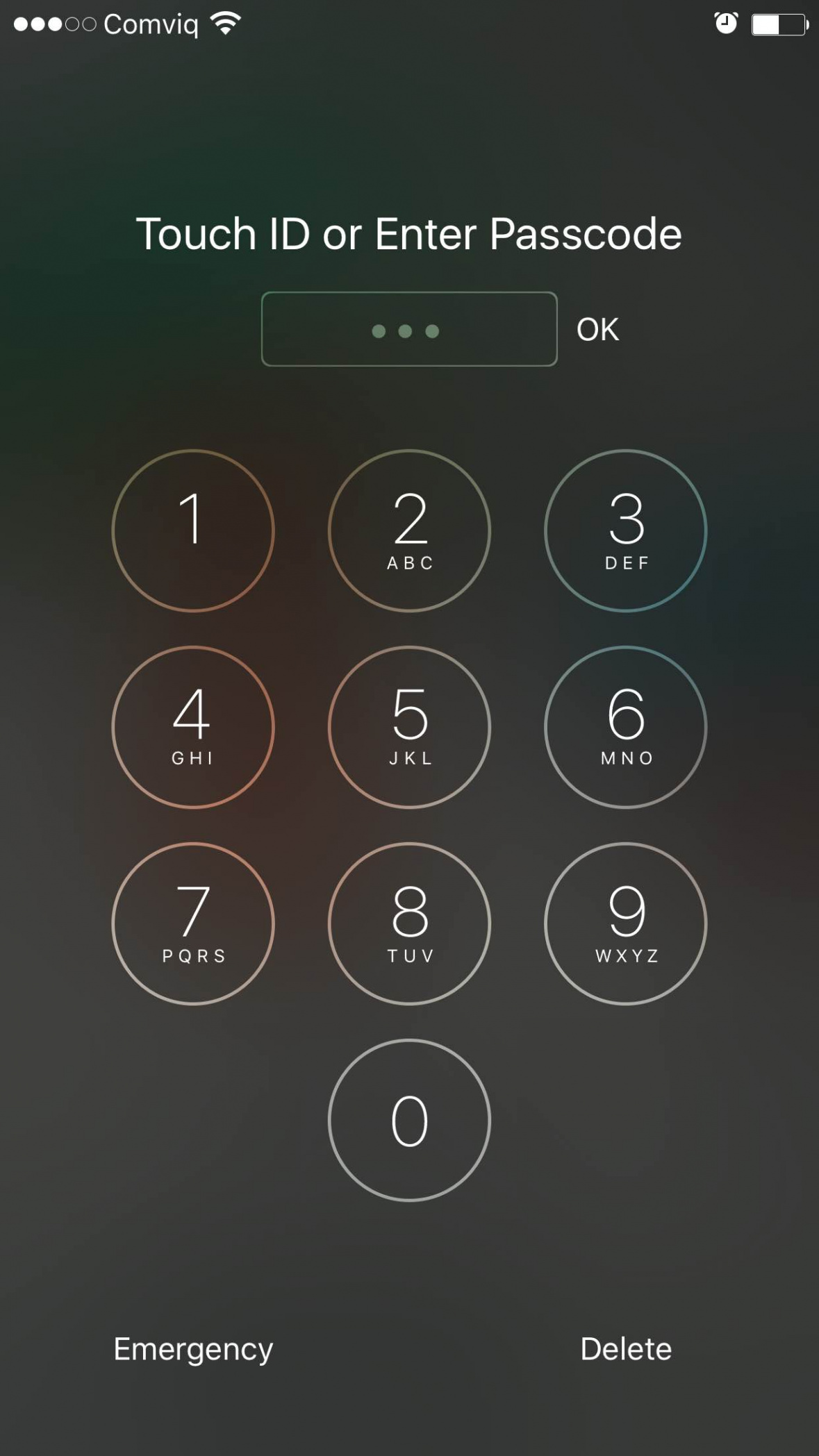 Iphone plus - Text box in Lock screen - Apple Community