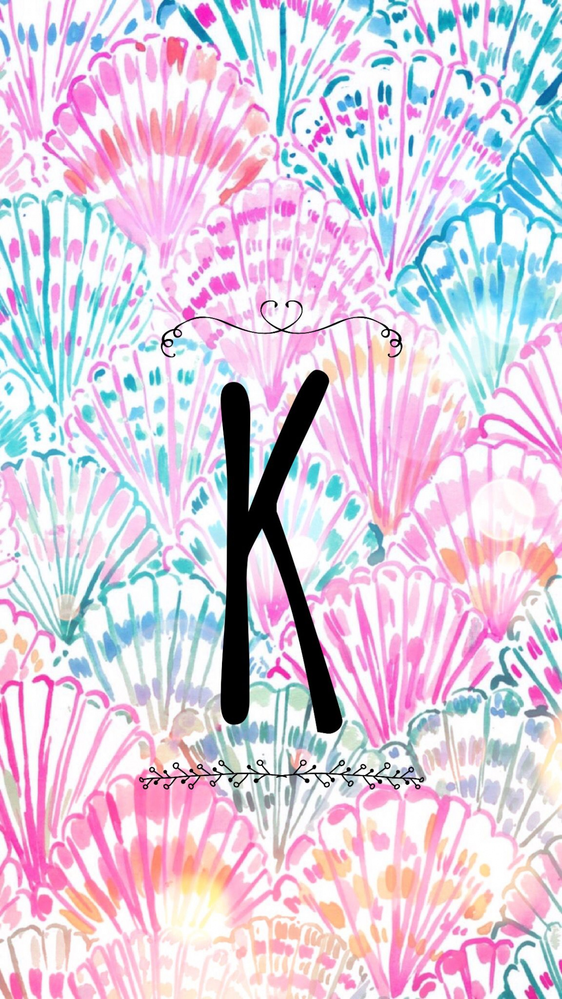 Letter K iPhone wallpaper