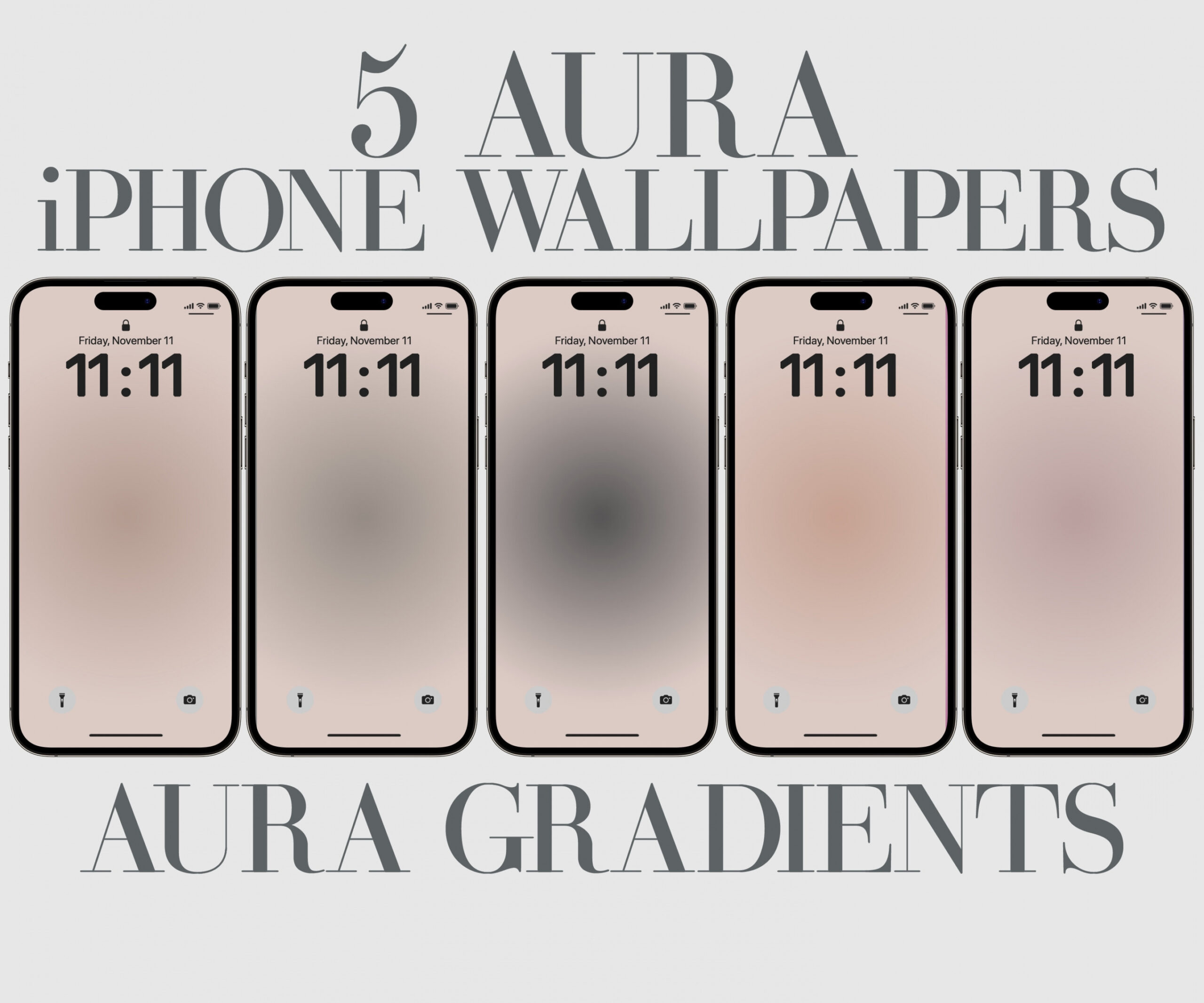 Neutral Beige Aura iPhone Hintergrund Regenbogen - Etsy