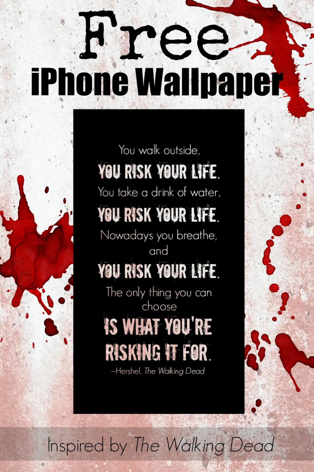 PitterAndGlink: #MFB Zombie Edition: Free iPhone Wallpaper