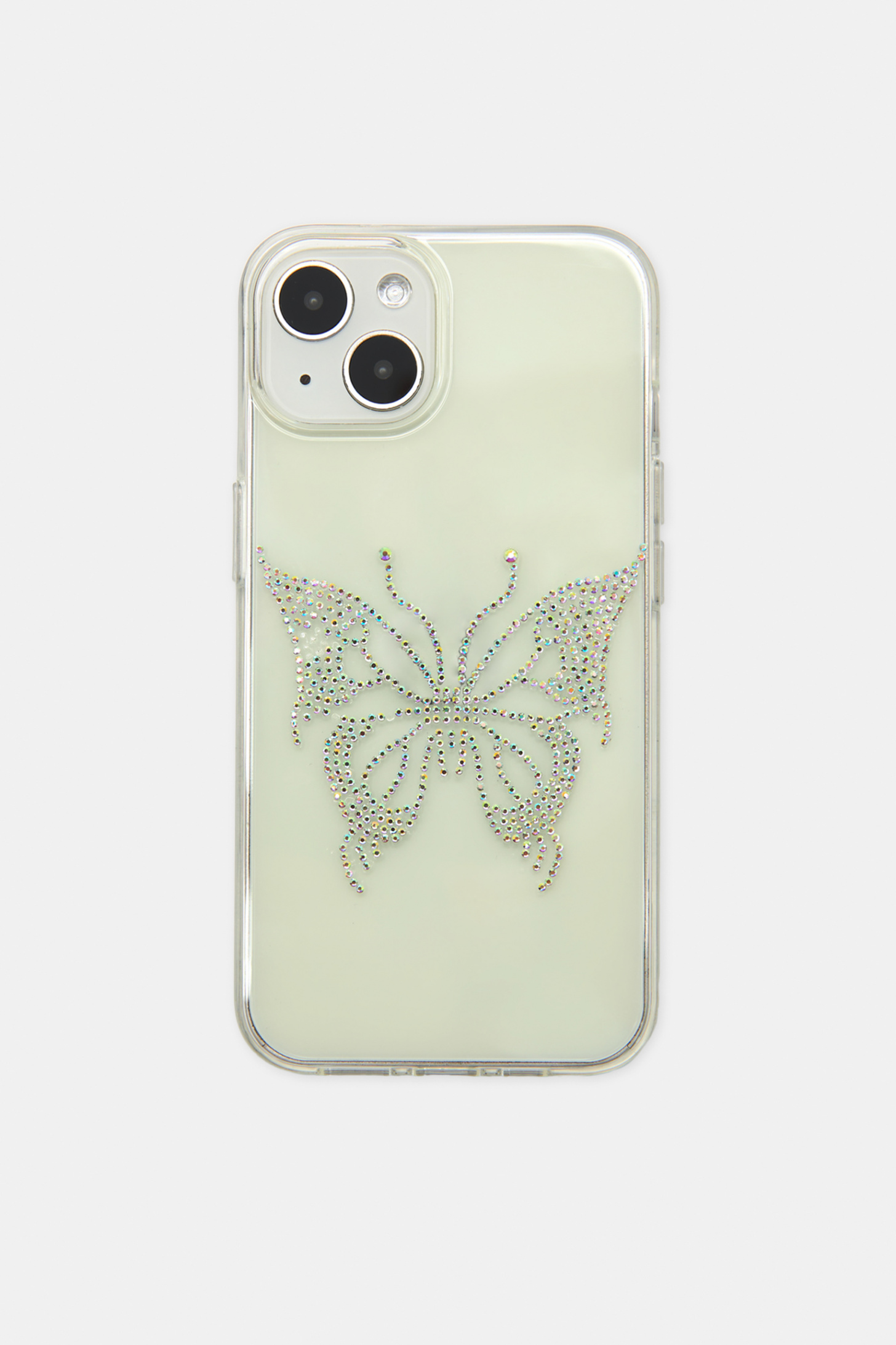 Rhinestone butterfly iPhone case - PULL&BEAR