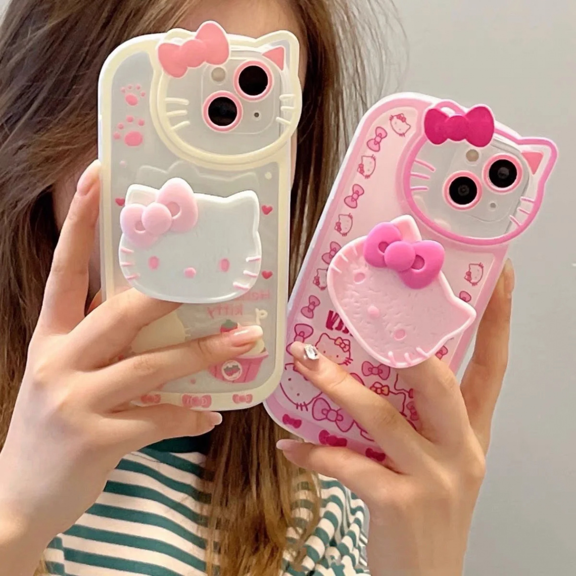 Sanrio Hallo Kitty Stand Handy hülle für iPhone      Pro