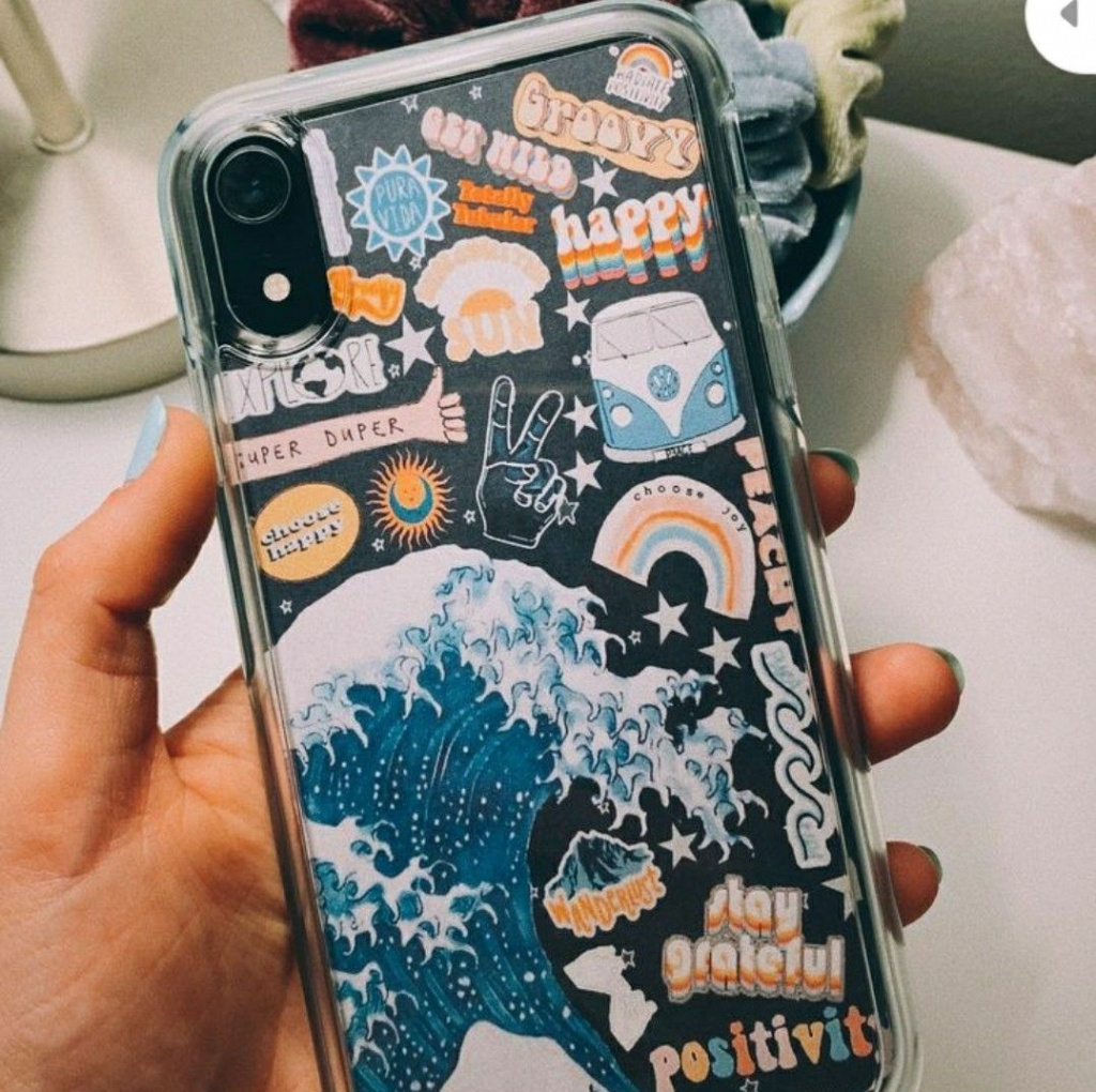 sticker Phone case! #iphone #phonecase #vsco #vscogirl #aesthetic