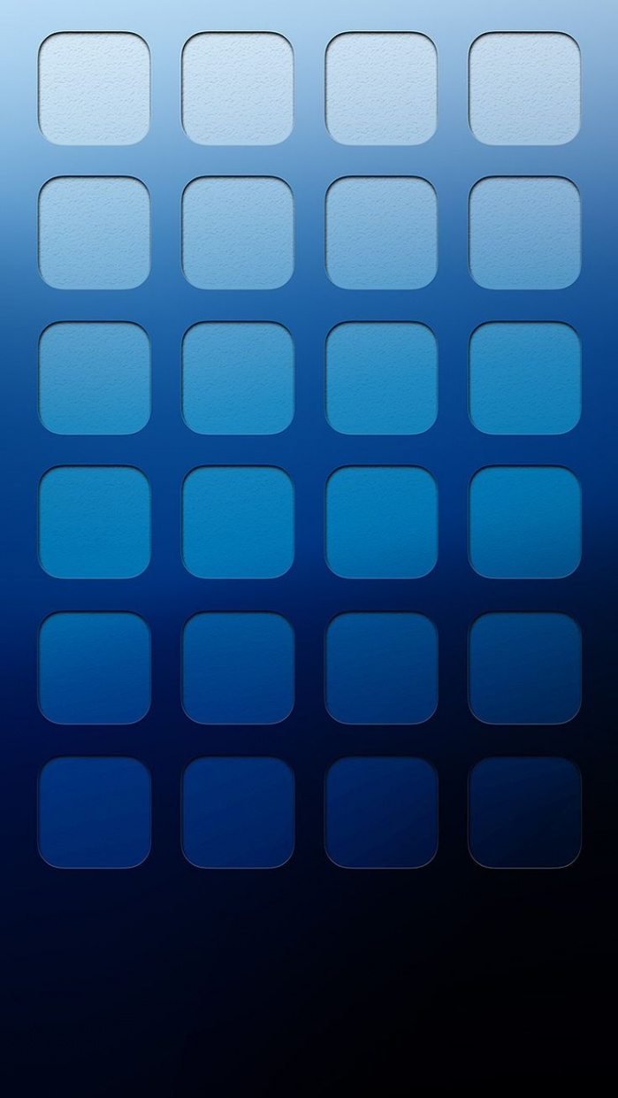 ↑↑TAP AND GET THE FREE APP! Shelves Icons Ombre Simple Blue HD