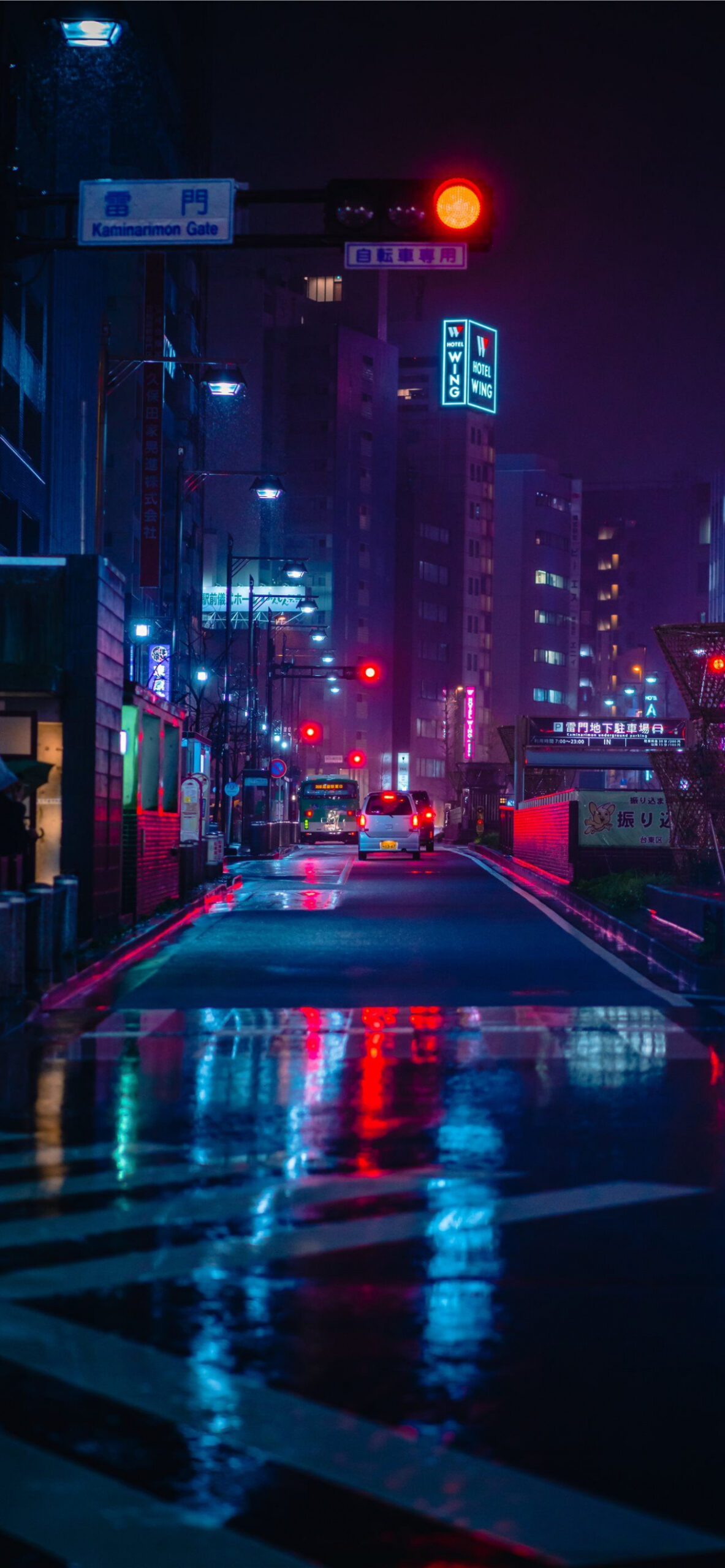 Tokyo by night near Asakusa #neon #tokyo #Japon  City wallpaper