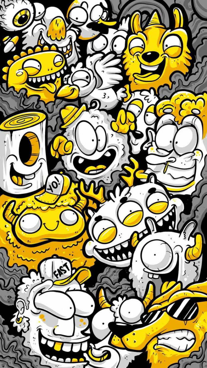 Toon Faces IPhone Wallpaper - IPhone Wallpapers : iPhone