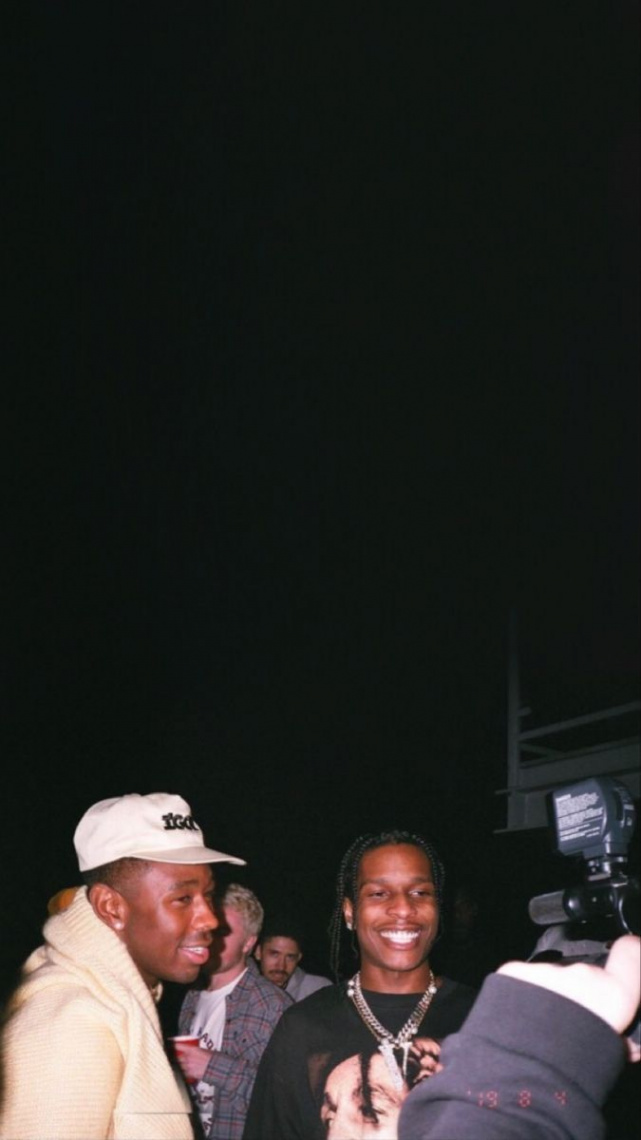 Tyler and asap wallpaper for iOS   Rappers, Rap aesthetic, Rap