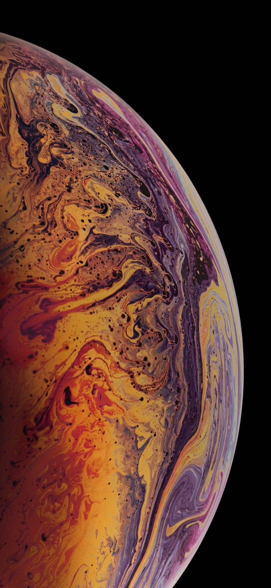 Wallpaper iPhone XS Max Gold  Iphone wallpaper earth, Ios