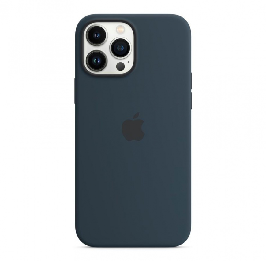 Apple iPhone  Pro Max Silicone Case with MagSafe – Abyss Blue