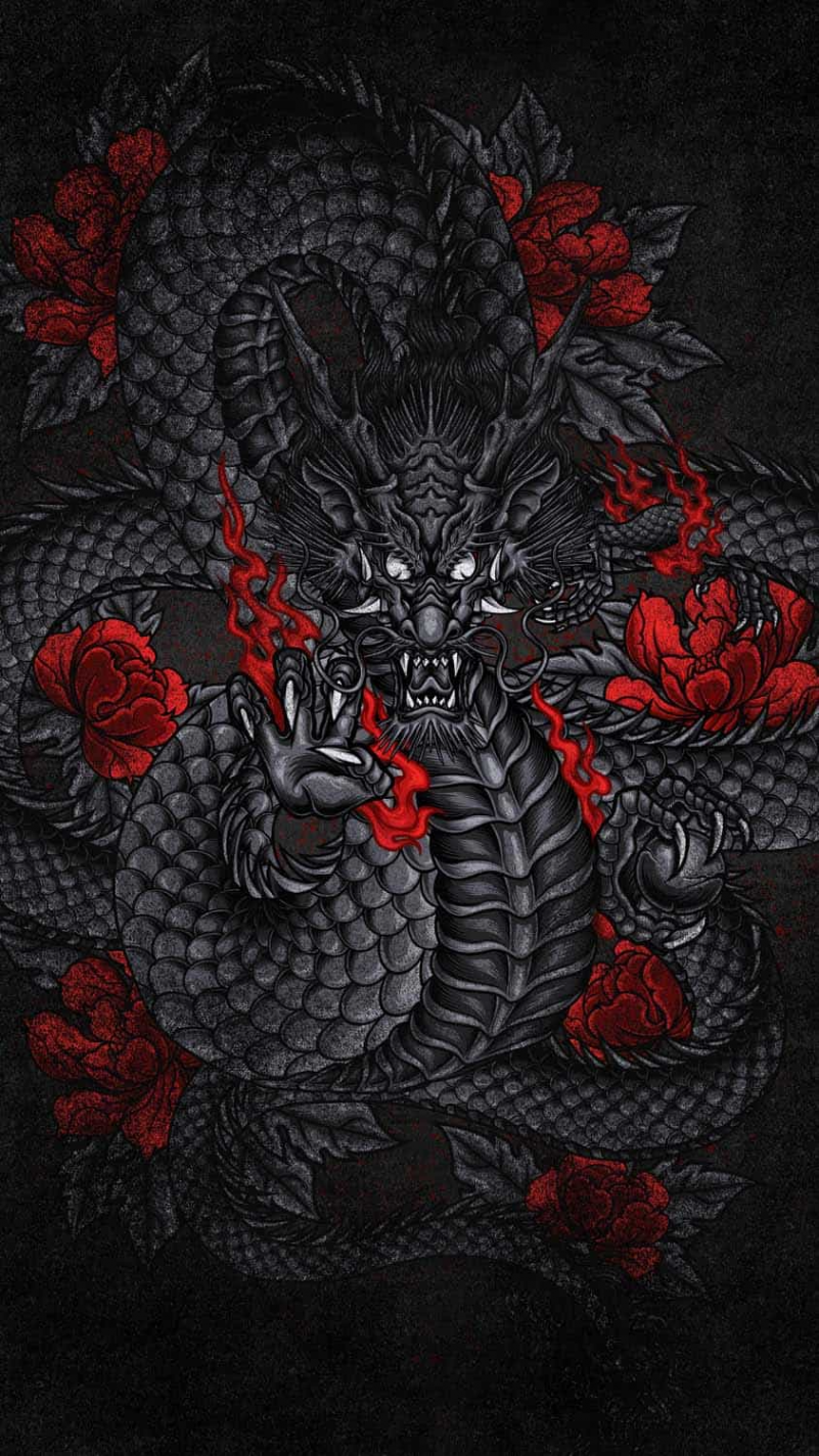 Black Dragon IPhone Wallpaper HD - IPhone Wallpapers : iPhone