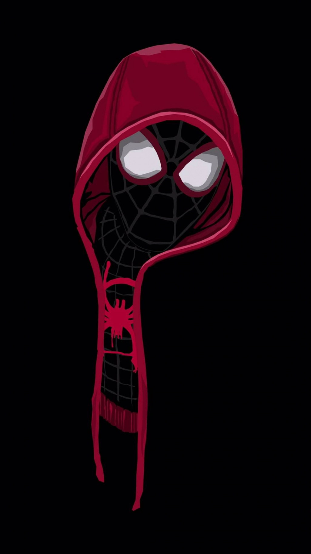 Black Spiderman Hoodie IPhone Wallpaper  Marvel art, Spiderman