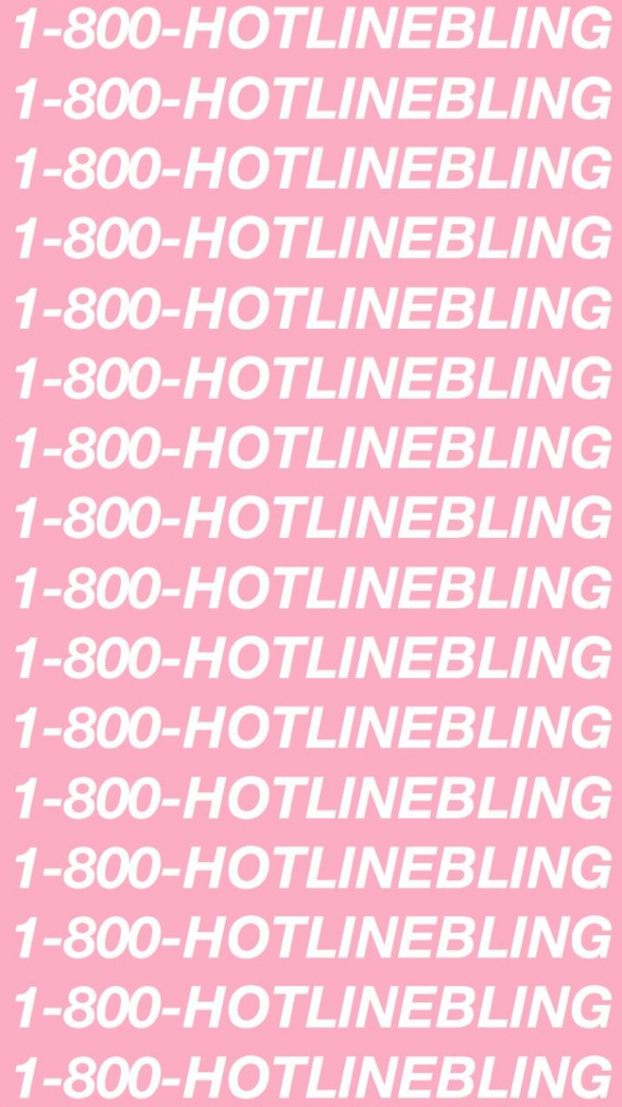 Bling wallpaper, Hotline bling, Drake