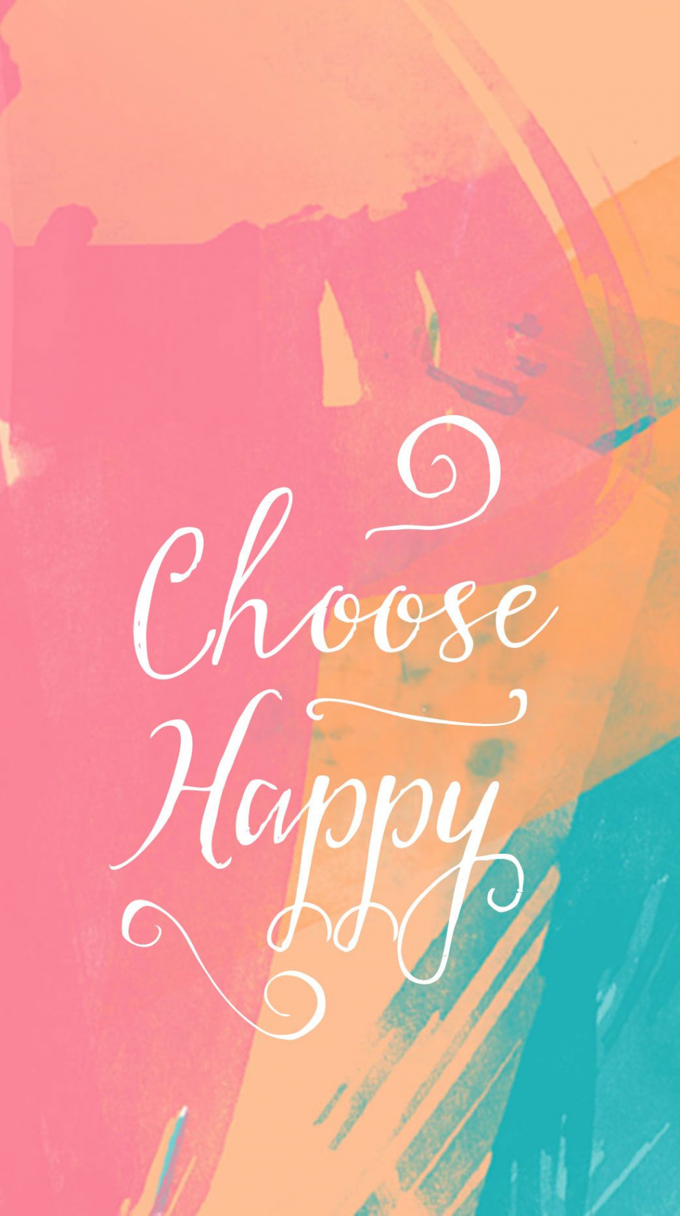 Choose Happy Quote iPhone Wallpaper Lock Screen @PanPins