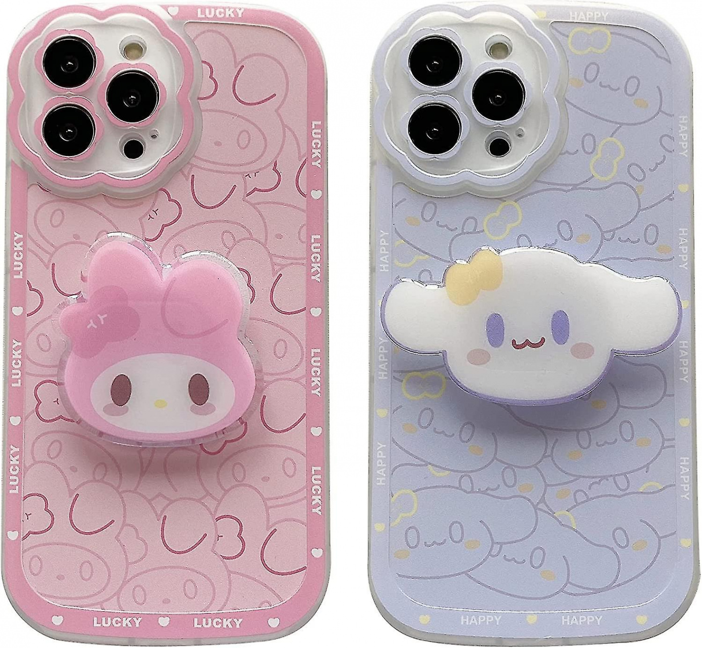 Compatible With Iphone  Case Cute Anime Pattern, Pink Cute