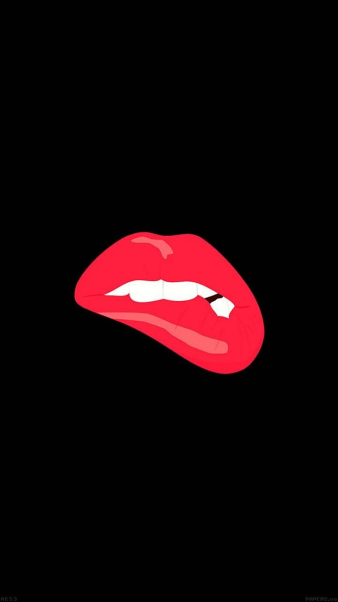 Dark Kiss  Lip wallpaper, Iphone wallpaper, Screen wallpaper