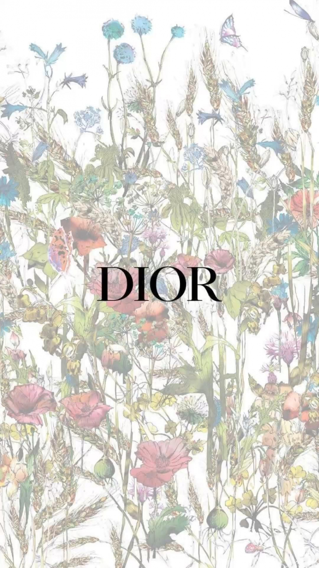 dior wall print collage iphone wallpaper clean girl aesthetic