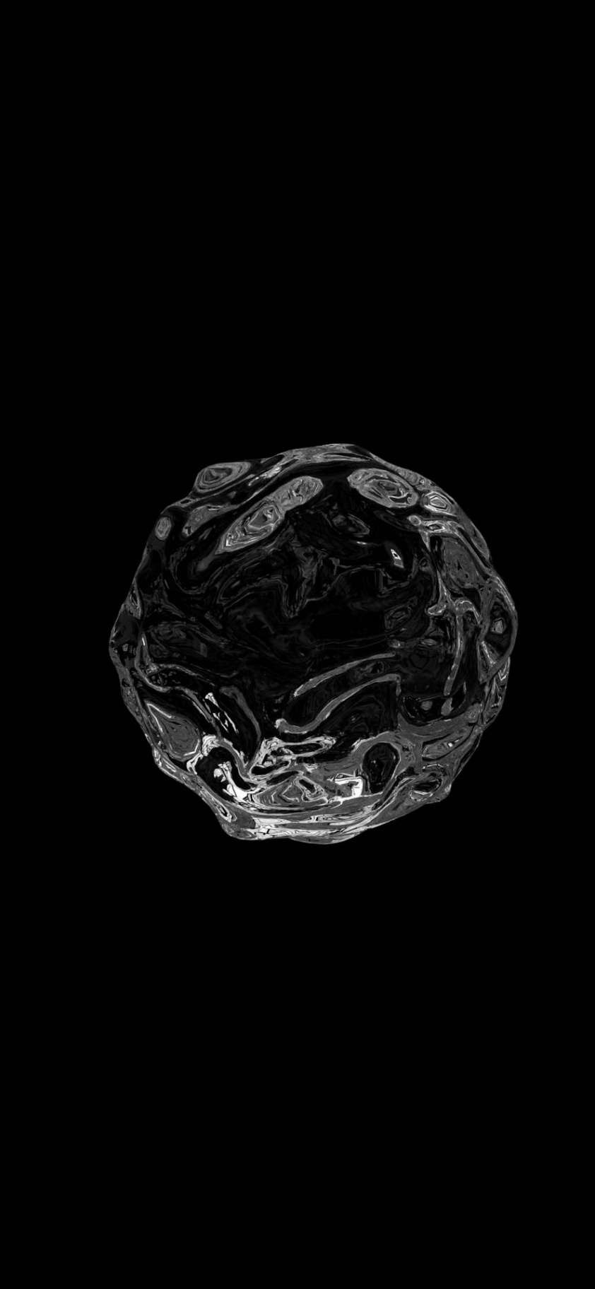 Download Black Rough Sphere Iphone Live Wallpaper  Wallpapers