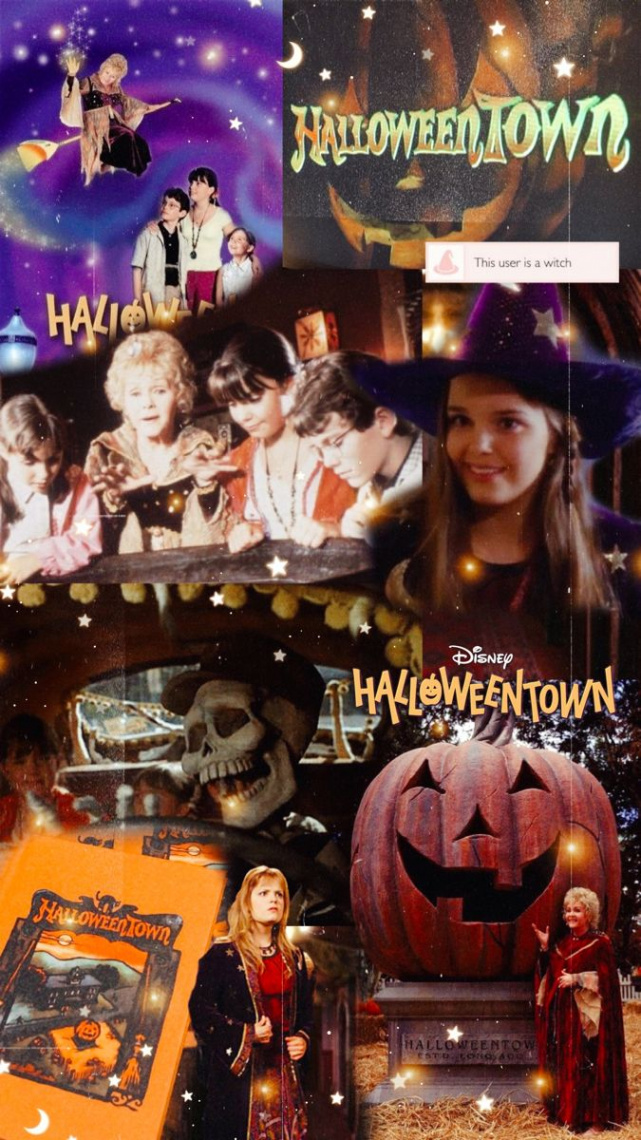 Halloweentown Disney collage background  Halloween town disney