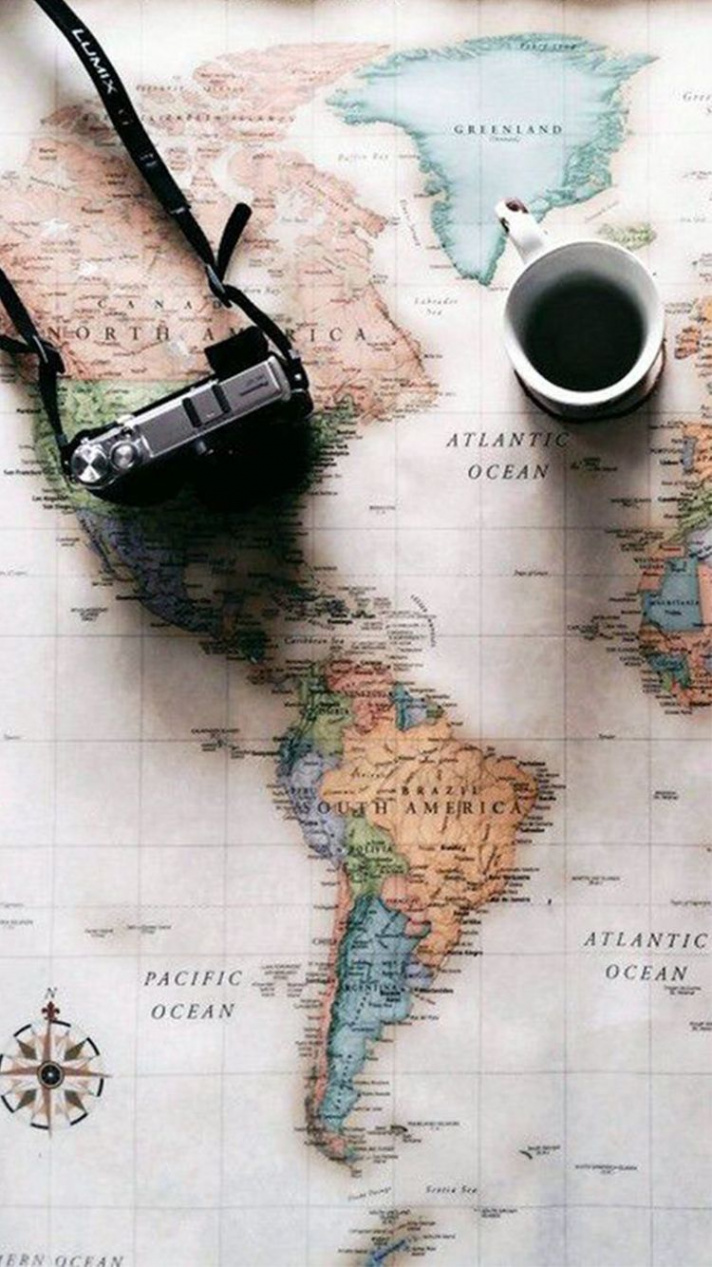 iPhone Wallpaper  Travel wallpaper, World map travel, Adventure