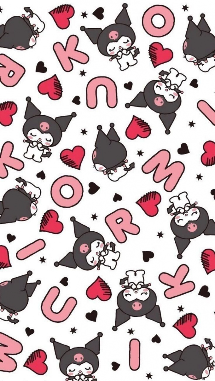 𝙺𝚞𝚛𝚘𝚖𝚒 in   Sanrio wallpaper, Hello kitty backgrounds