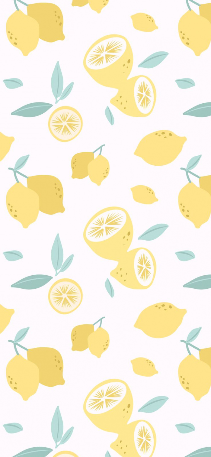 Lemons iPhone Wallpaper  Cute summer wallpapers, Simple iphone