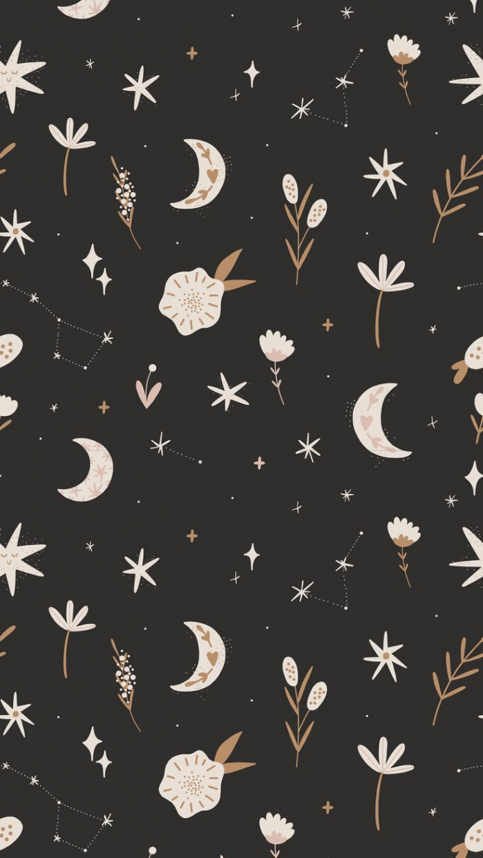 Moon and Nature Phone Background  Wallpaper iphone boho, Iphone