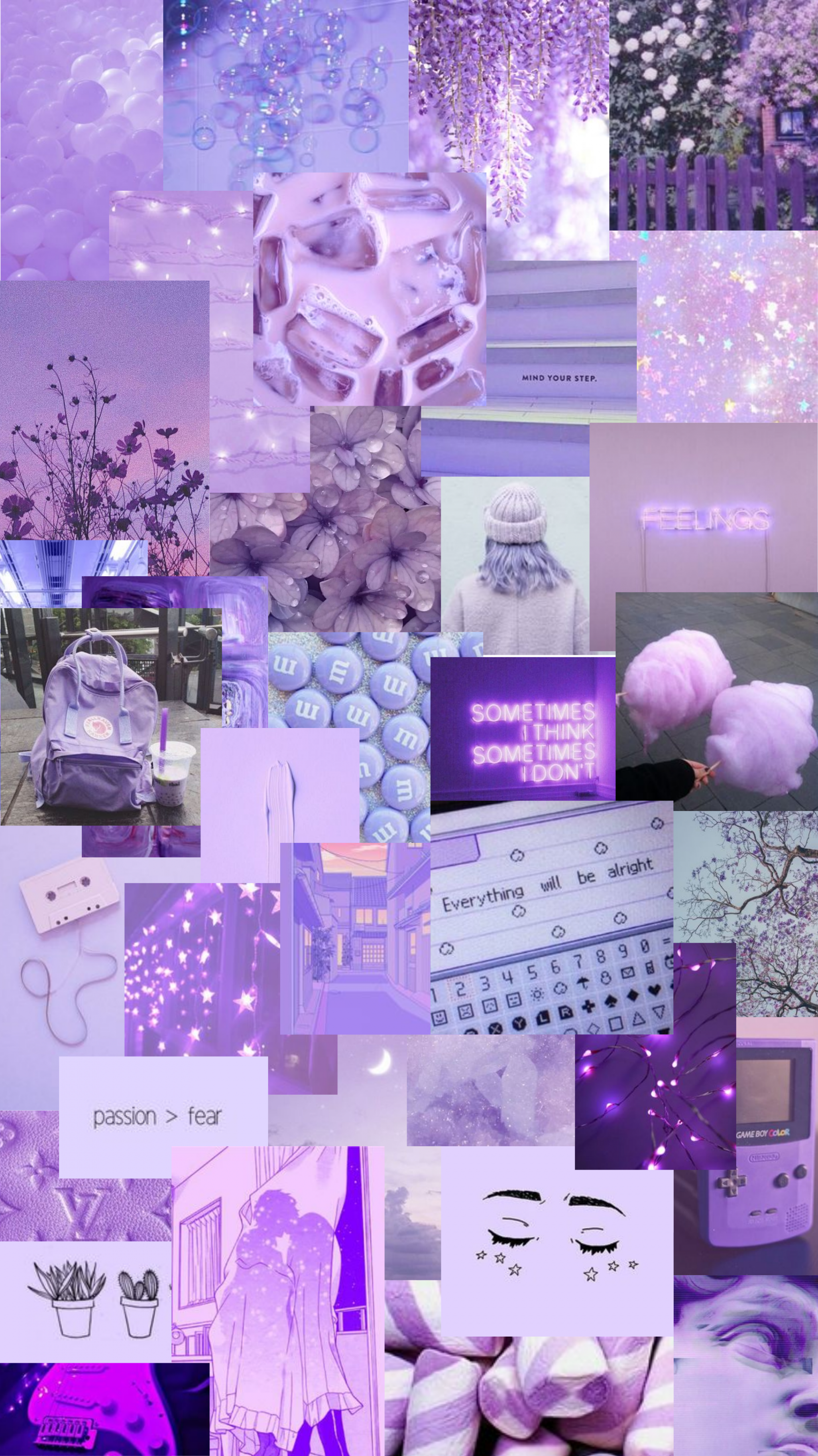 purple aesthetic lockscreen  Purple wallpaper, Purple wallpaper