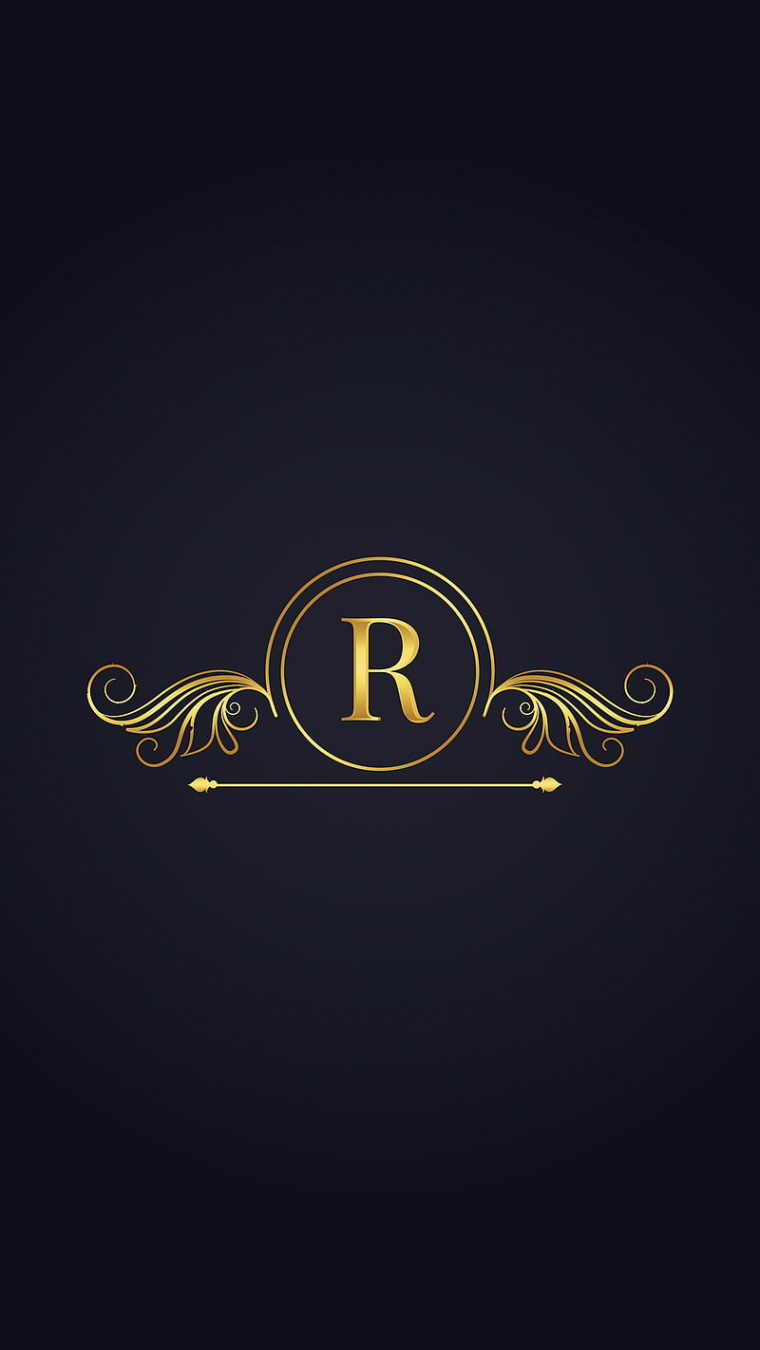 R Letter, gold, andriod, iphone, royal, HD phone wallpaper  Peakpx