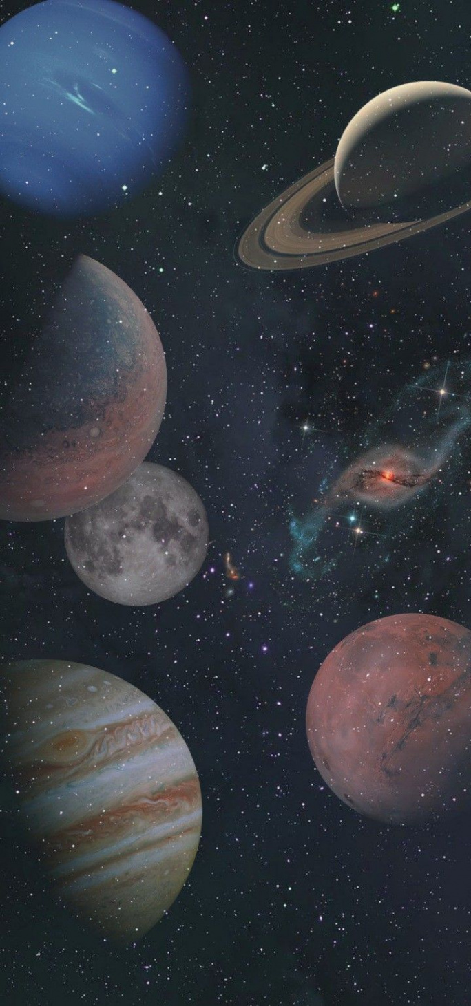 Space aesthetic  Iphone wallpaper planets, Dark wallpaper iphone