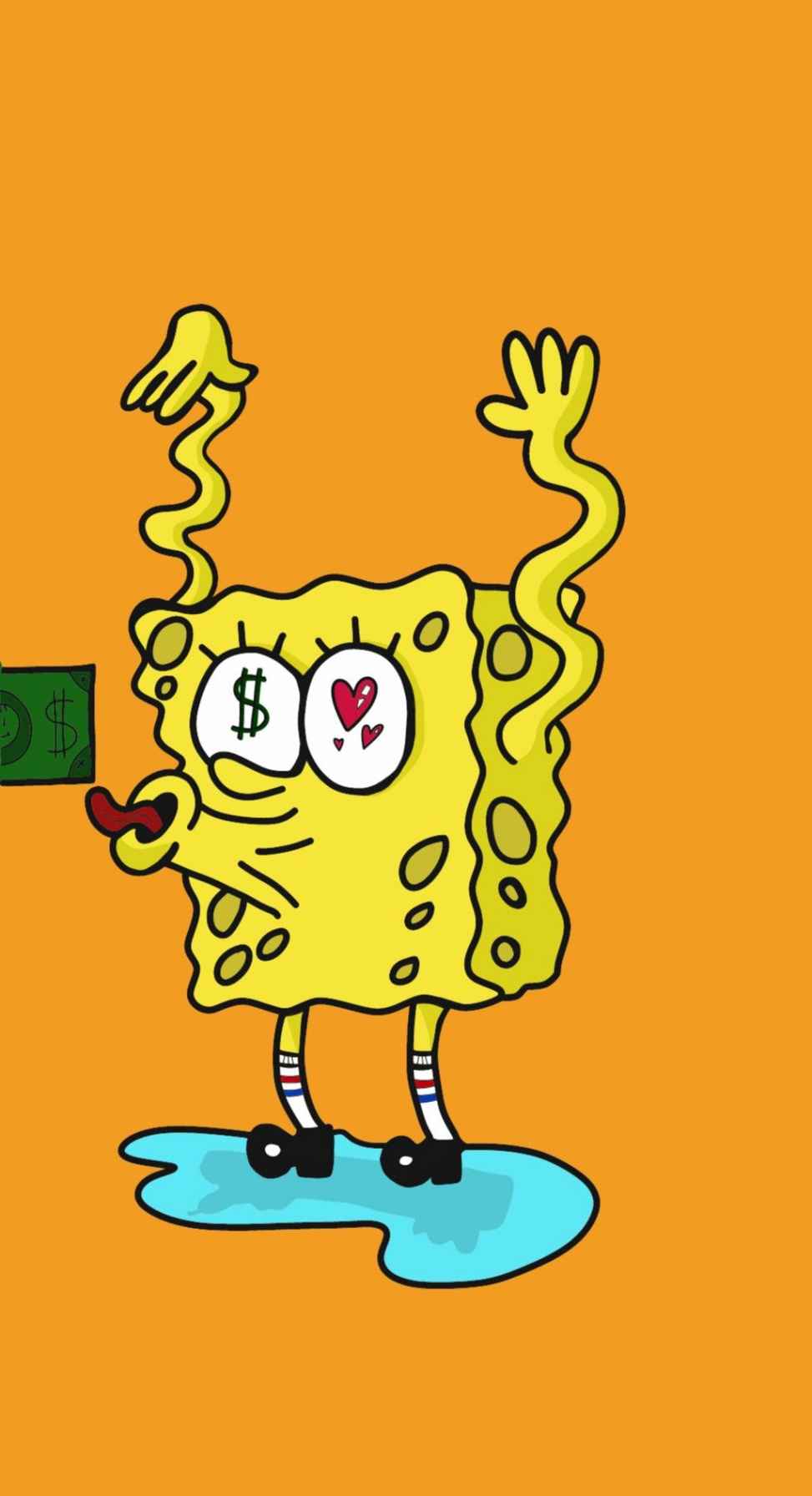 Spongebob wallpaper for two phones  Iphone wallpaper, Spongebob