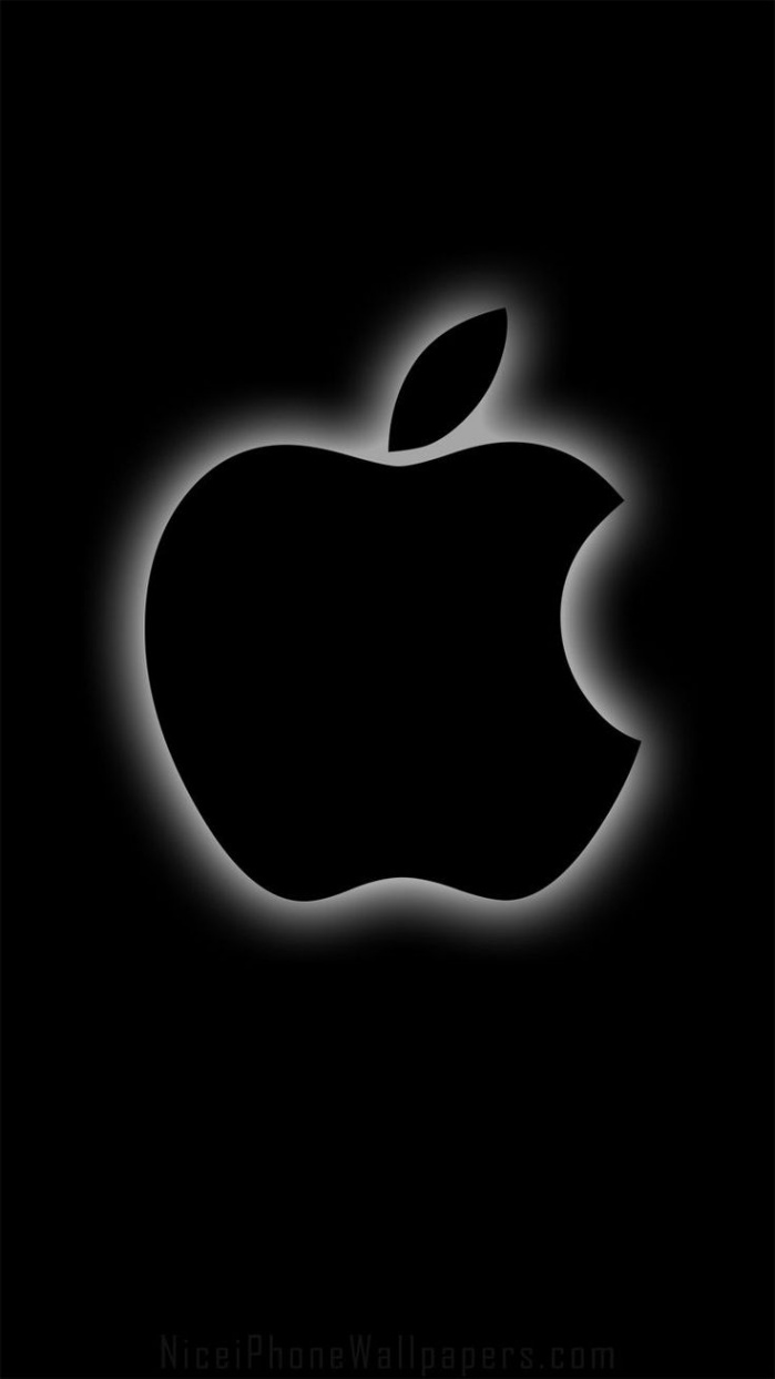 x Black apple iPhone / plus wallpaper and background