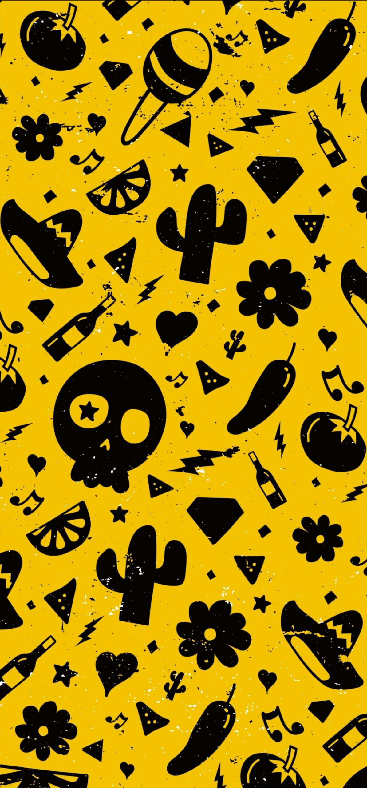 Yellow Black  Best wallpapers android, Android wallpaper, Pop art