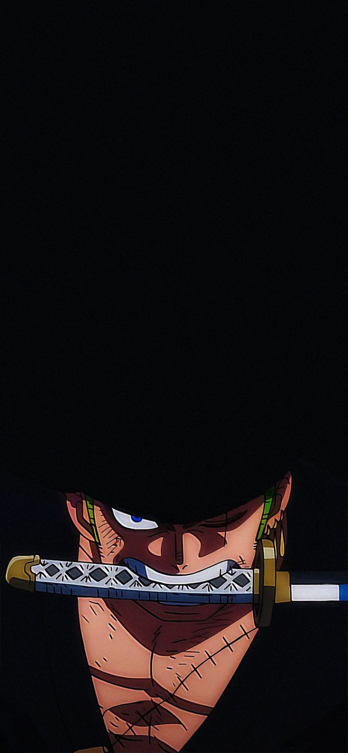 zoro black wallpaper in   One piece cartoon, One piece