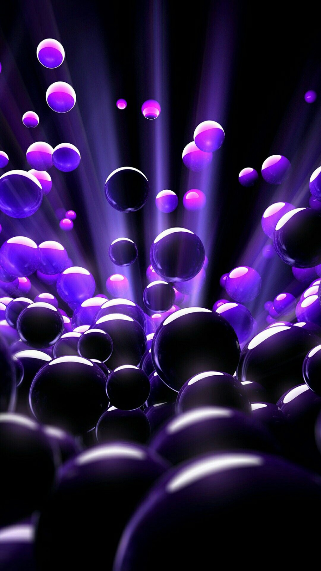 D purple balls  Bubbles wallpaper, Phone wallpaper design