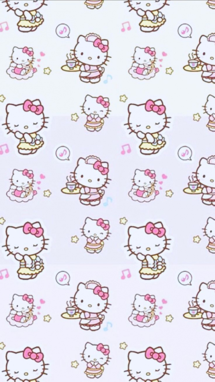 Hello Kitty Pattern #hellokitty #coloring #pages  Hello kitty