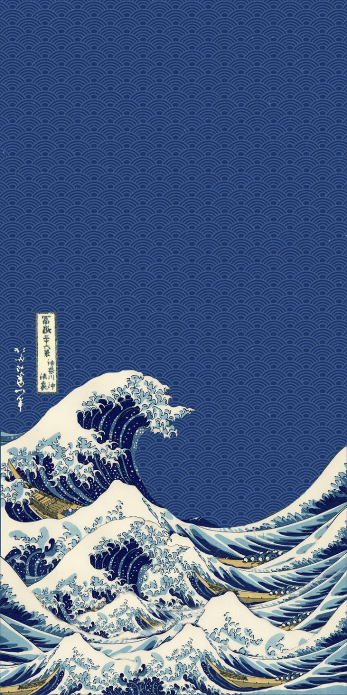 Japan Iphone Wallpaper Aesthetic  Waves wallpaper iphone