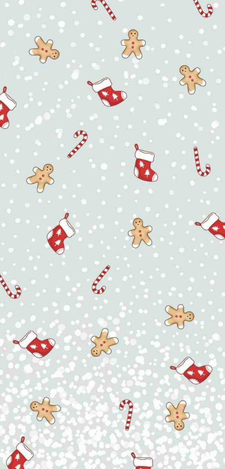 Aesthic Christmas Wallpaper Gingerbread