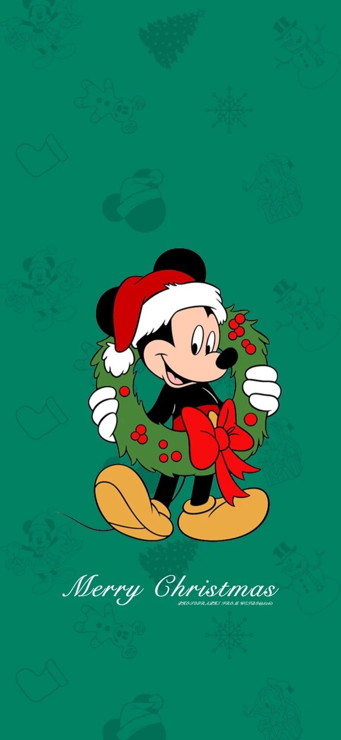 Christmas Lockscreen Mickey Mouse