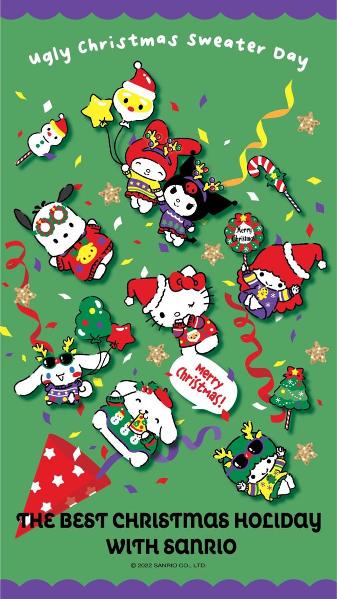 Christmas Sanrio Wallpaper 3D